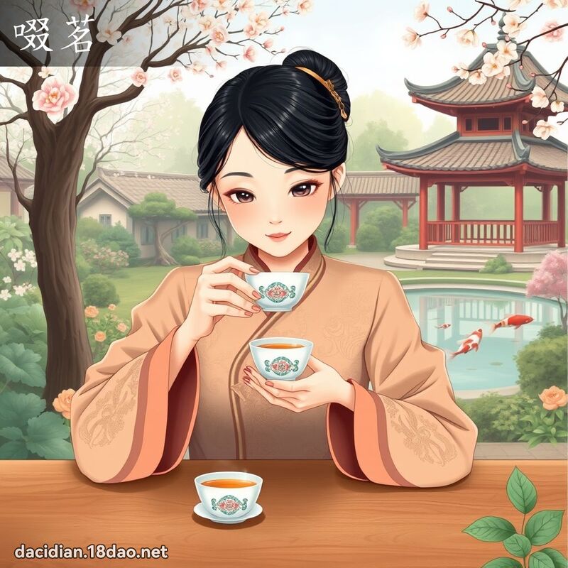 啜茗 - 国语大辞典配图