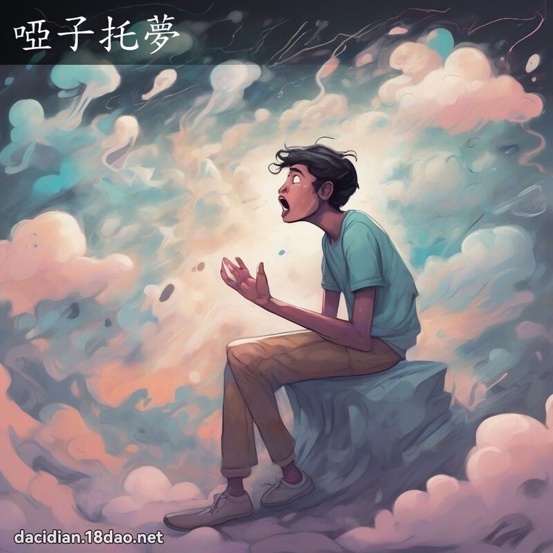 哑子托梦 - 国语大辞典配图