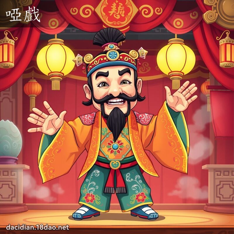 哑戏 - 国语大辞典配图