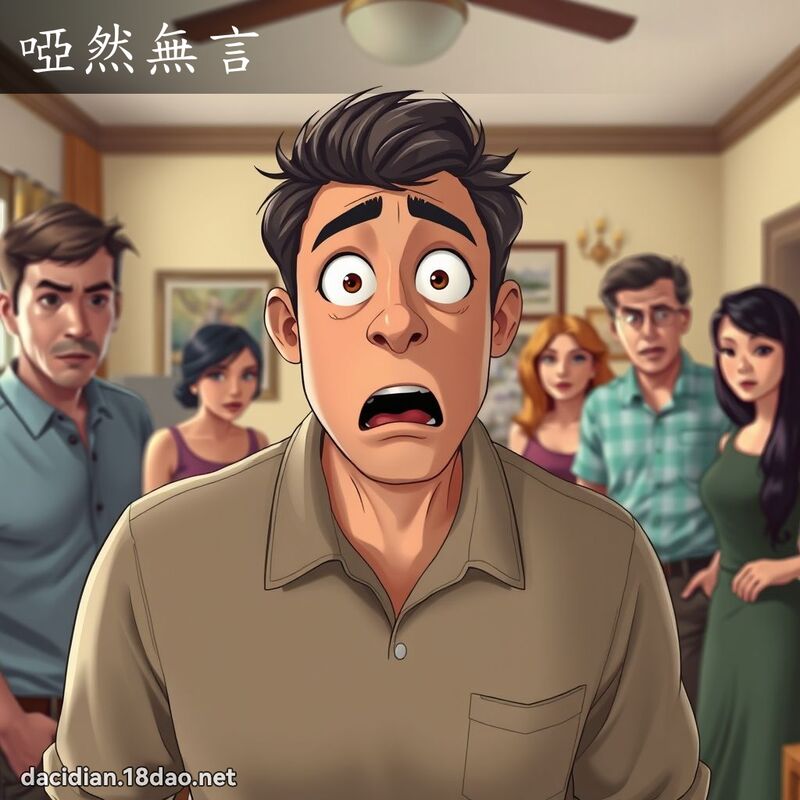 哑然无言 - 国语大辞典配图