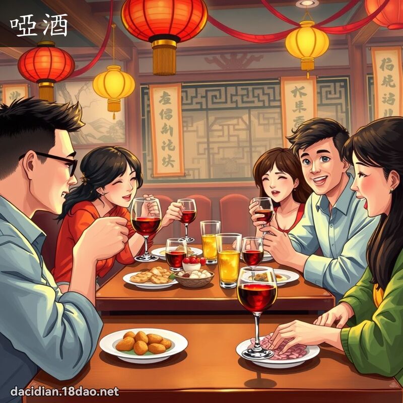 哑酒 - 国语大辞典配图