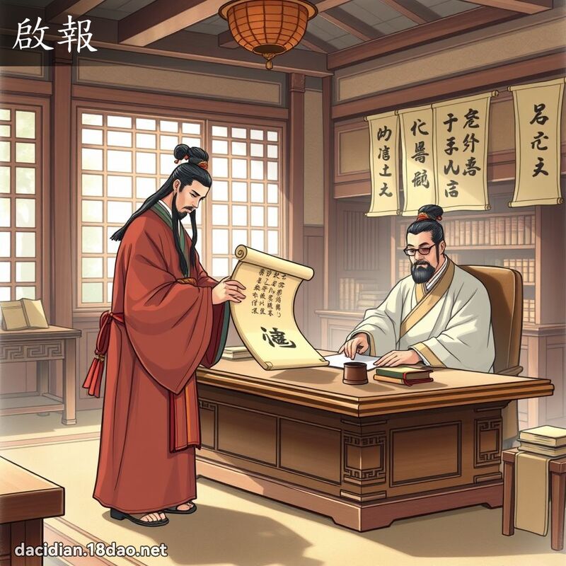 启报 - 国语大辞典配图