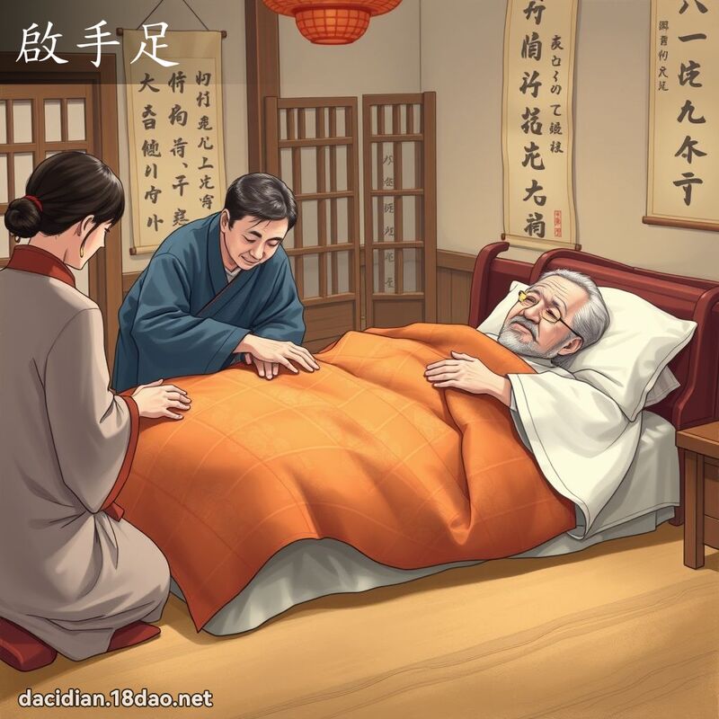 启手足 - 国语大辞典配图
