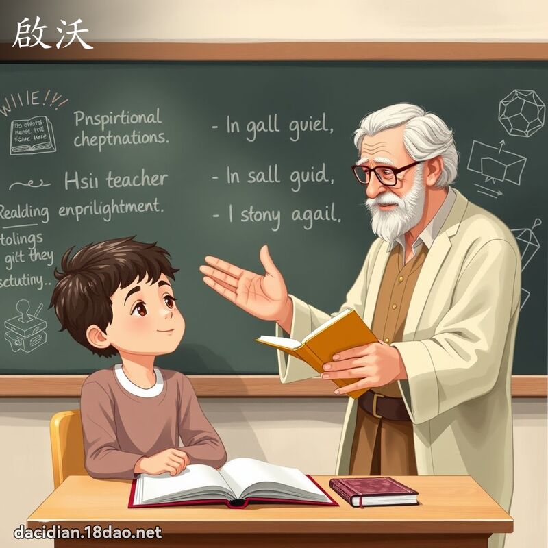 啟沃 - 國語大辭典配圖