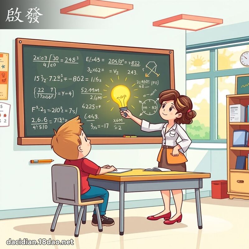 启发 - 国语大辞典配图