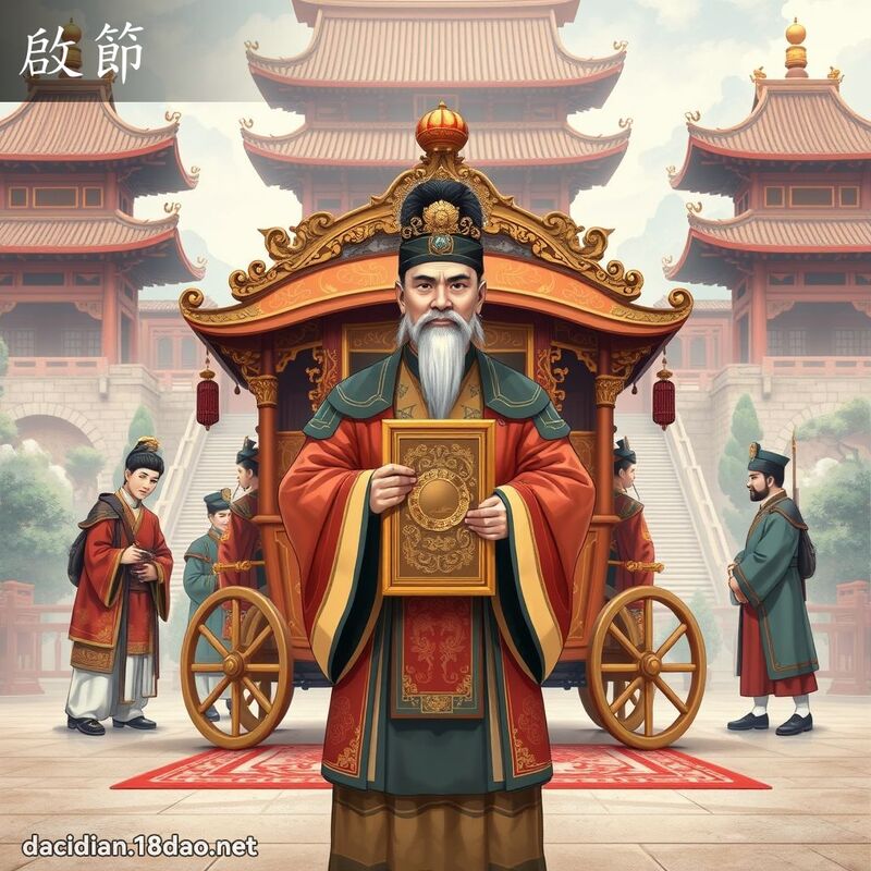 启节 - 国语大辞典配图