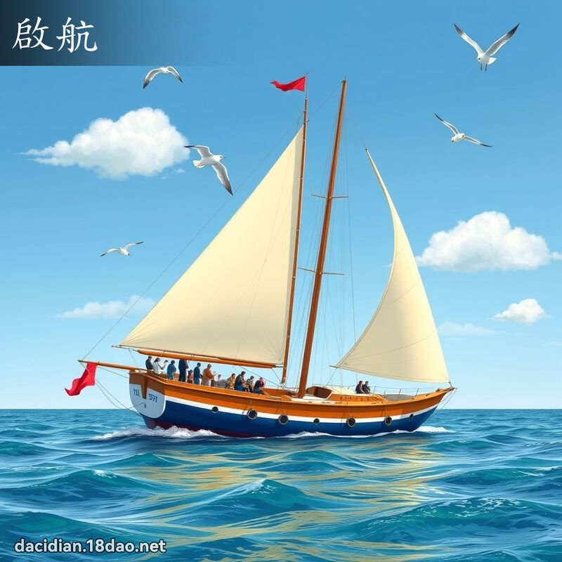 啟航 - 國語大辭典配圖