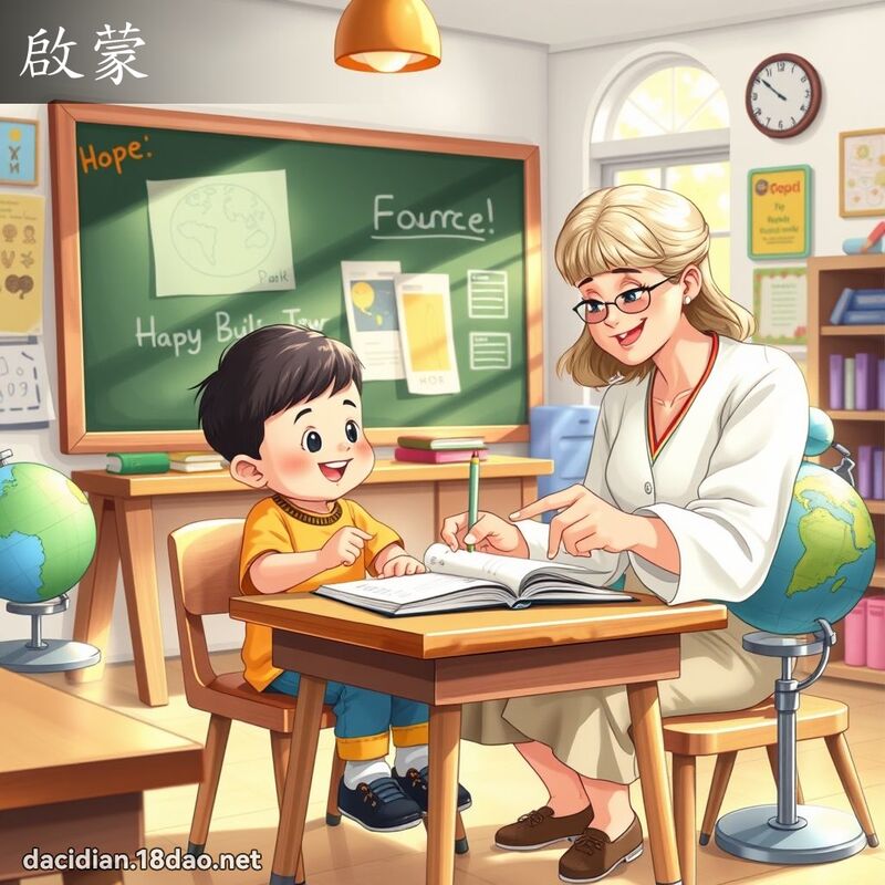 啟蒙 - 國語大辭典配圖
