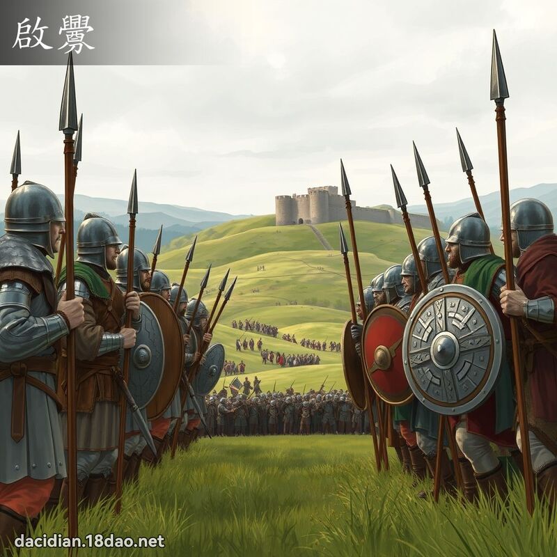 启衅 - 国语大辞典配图