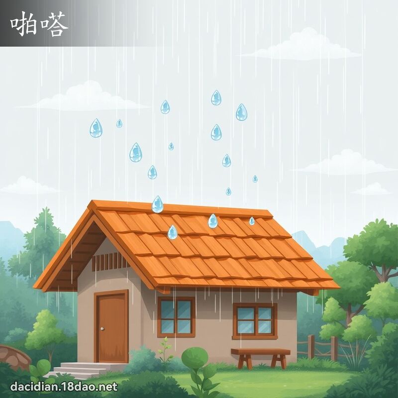 啪嗒 - 国语大辞典配图