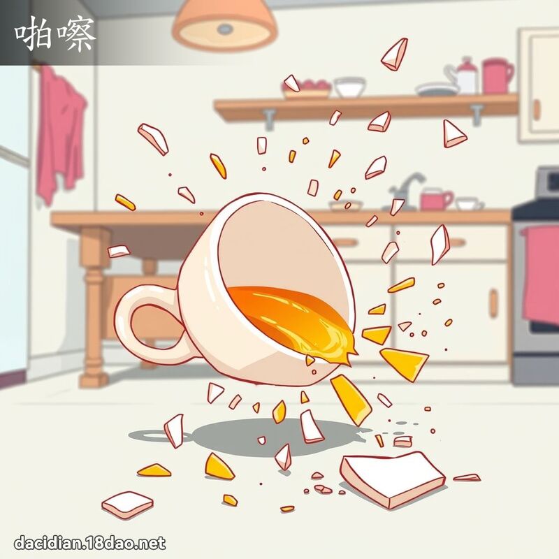 啪嚓 - 國語大辭典配圖