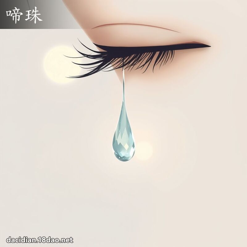 啼珠 - 国语大辞典配图