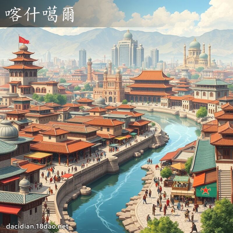 喀什噶爾 - 國語大辭典配圖