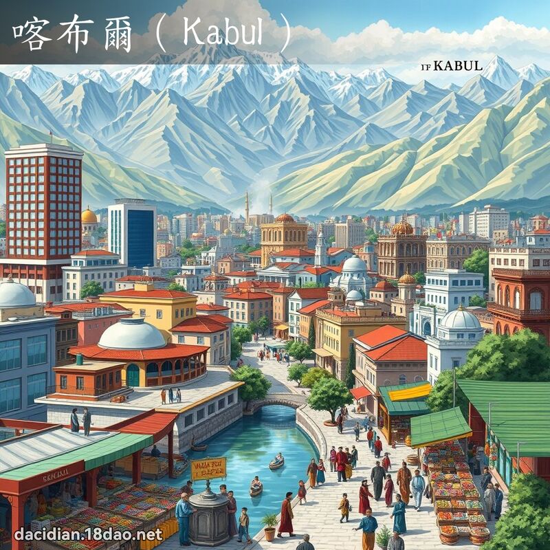 喀布尔（Kabul） - 国语大辞典配图