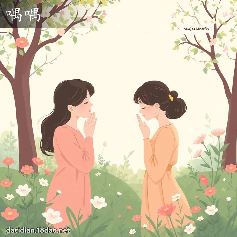 詞語: 喁喁 (多意詞)