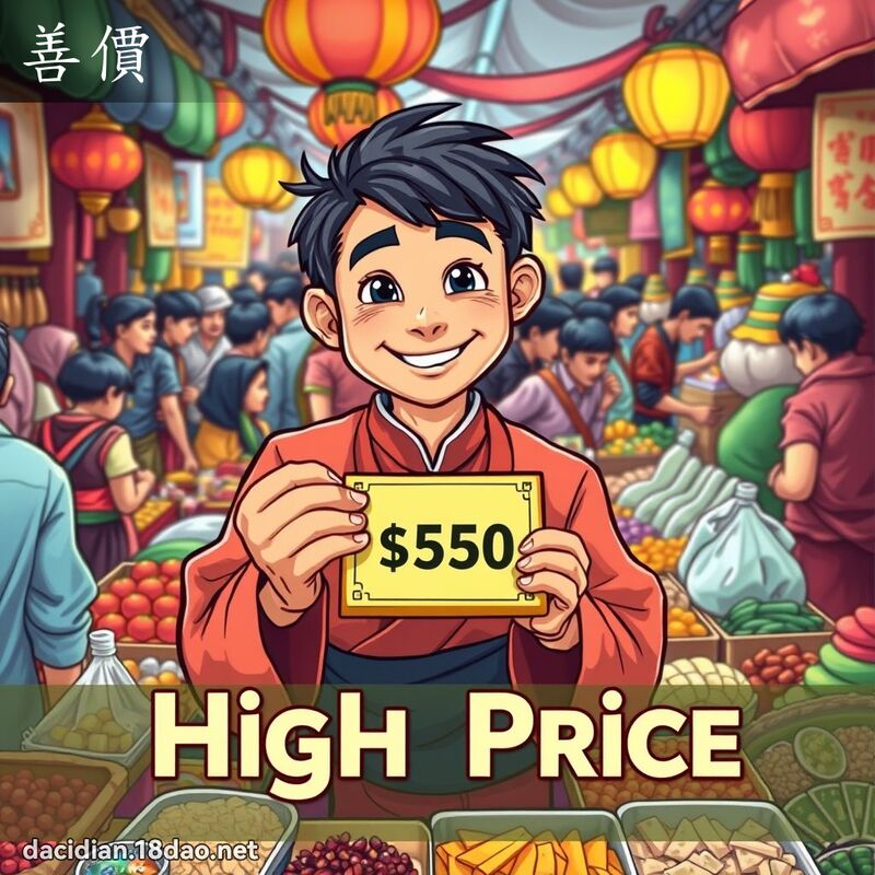善價 - 國語大辭典配圖