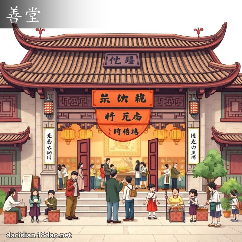 善堂 - 国语大辞典配图