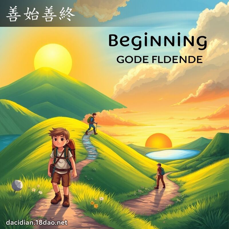 善始善终 - 国语大辞典配图