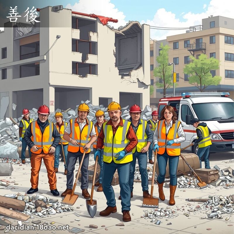 善后 - 国语大辞典配图