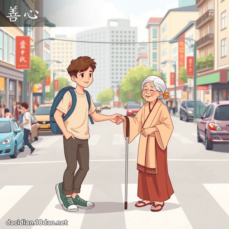 善心 - 国语大辞典配图