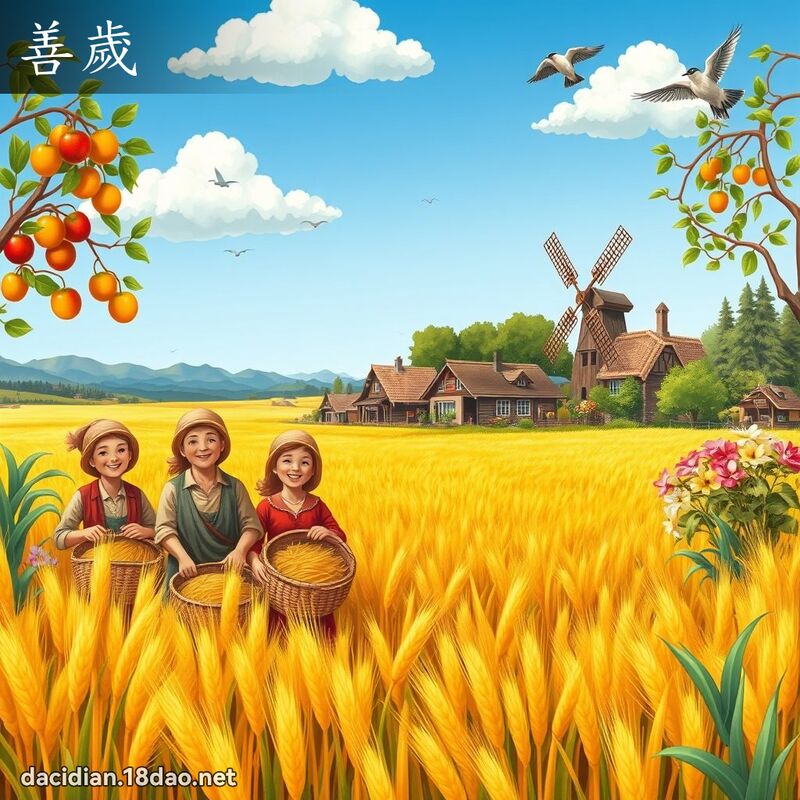 善岁 - 国语大辞典配图