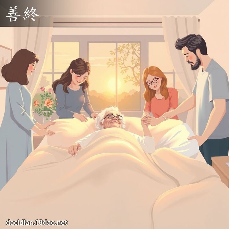 善终 - 国语大辞典配图