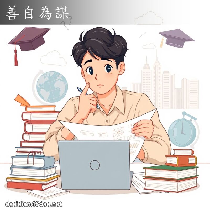 善自為謀 - 國語大辭典配圖
