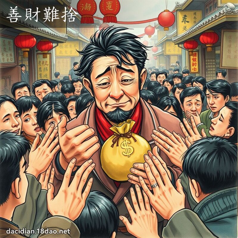 善财难舍 - 国语大辞典配图