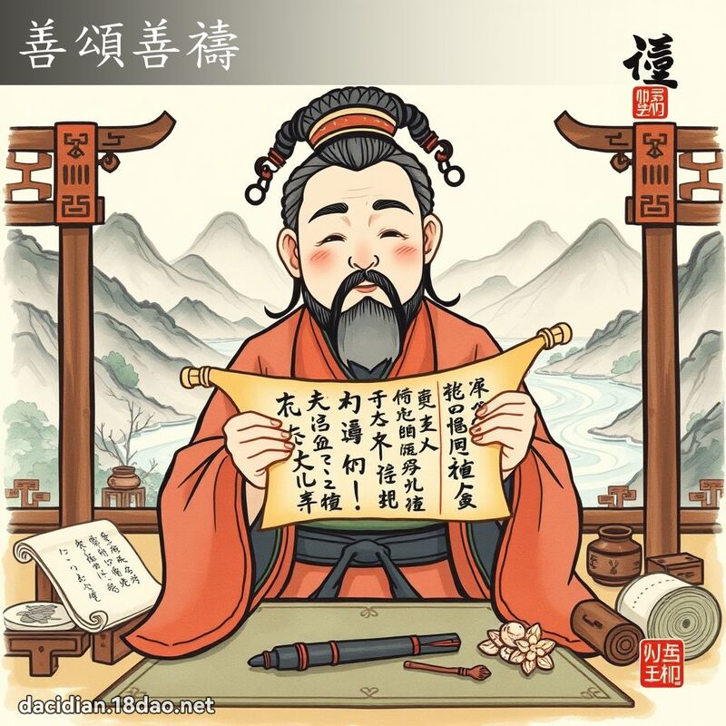 善頌善禱 - 國語大辭典配圖