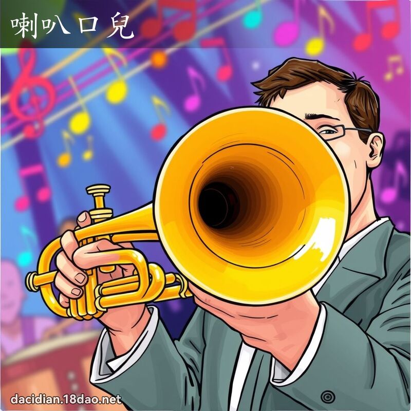 喇叭口儿 - 国语大辞典配图