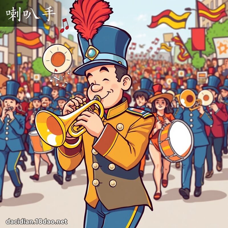 喇叭手 - 国语大辞典配图