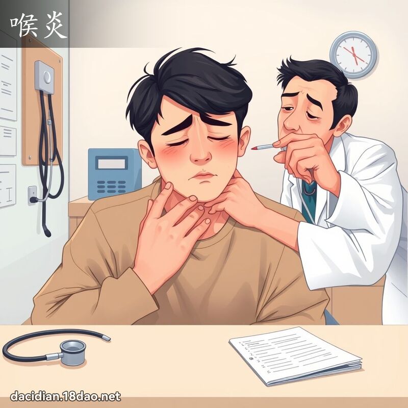 喉炎 - 国语大辞典配图