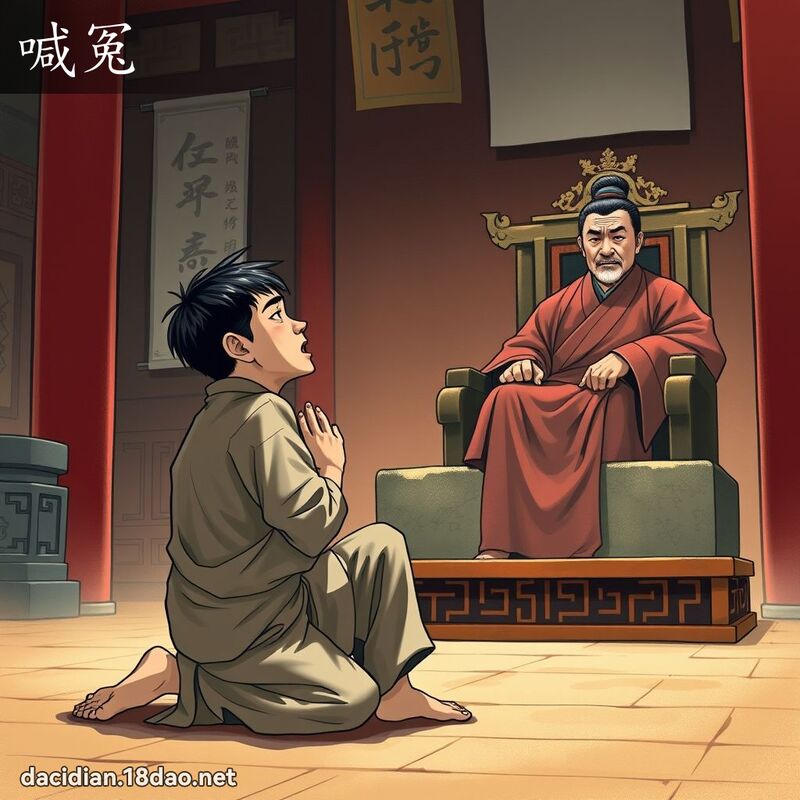 喊冤 - 國語大辭典配圖