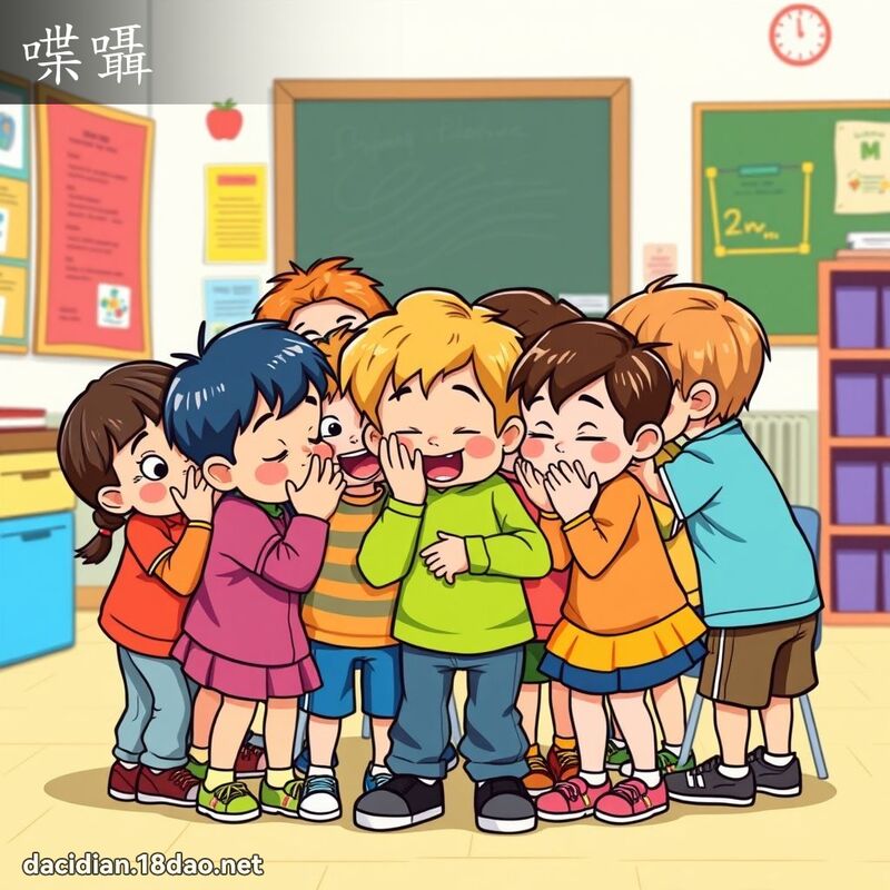 喋囁 - 國語大辭典配圖