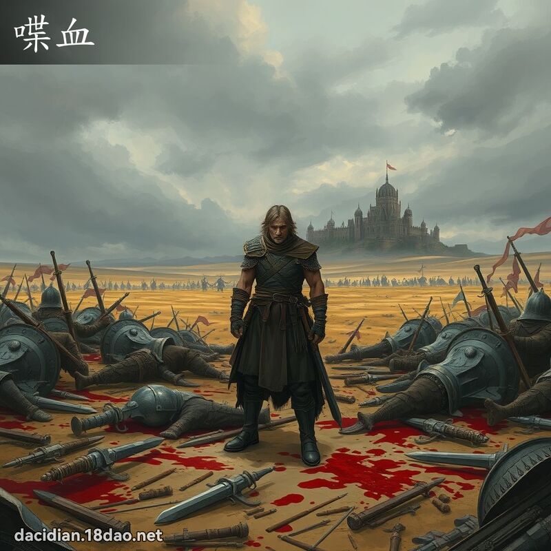 喋血 - 国语大辞典配图