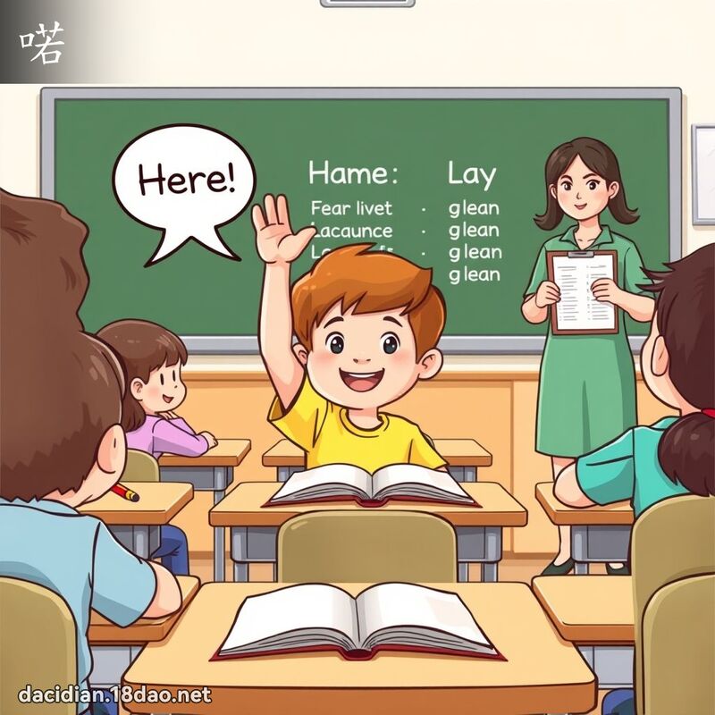 汉字: 喏 (多音字)