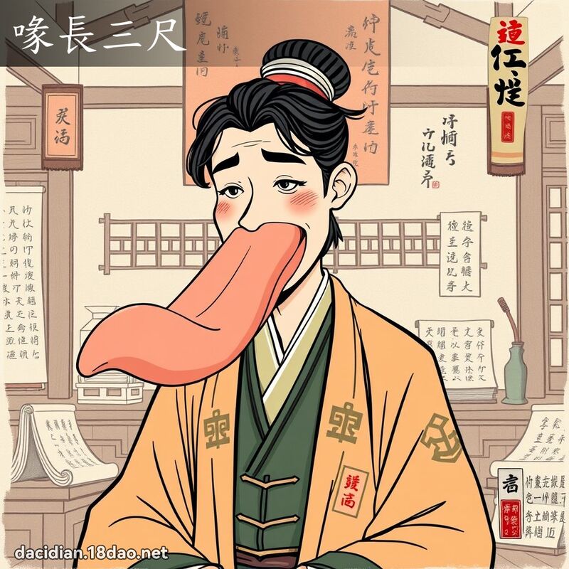 喙长三尺 - 国语大辞典配图
