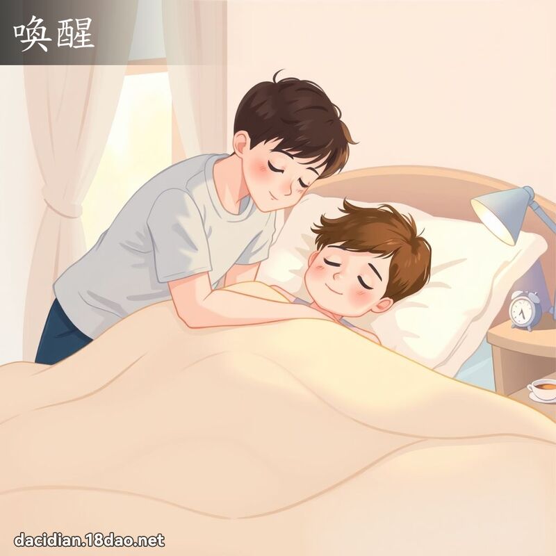 唤醒 - 国语大辞典配图