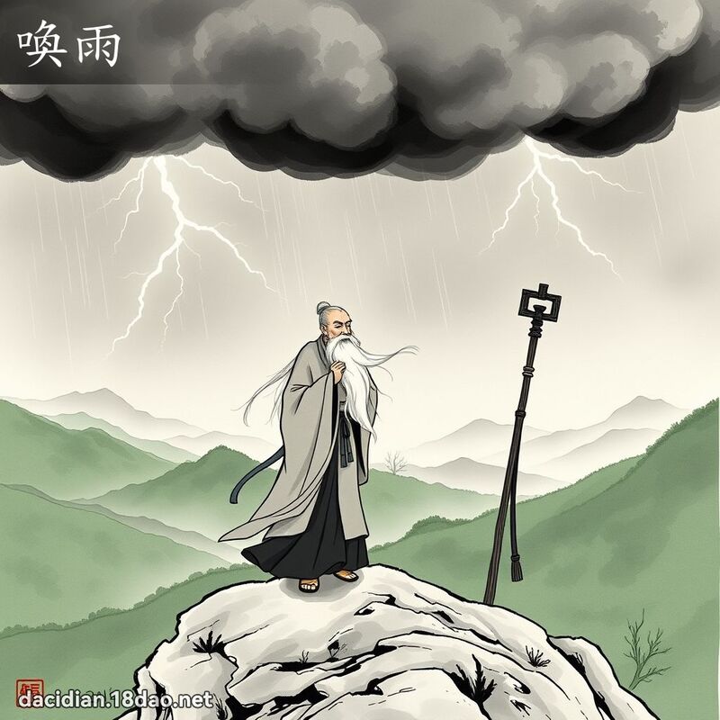 喚雨 - 國語大辭典配圖