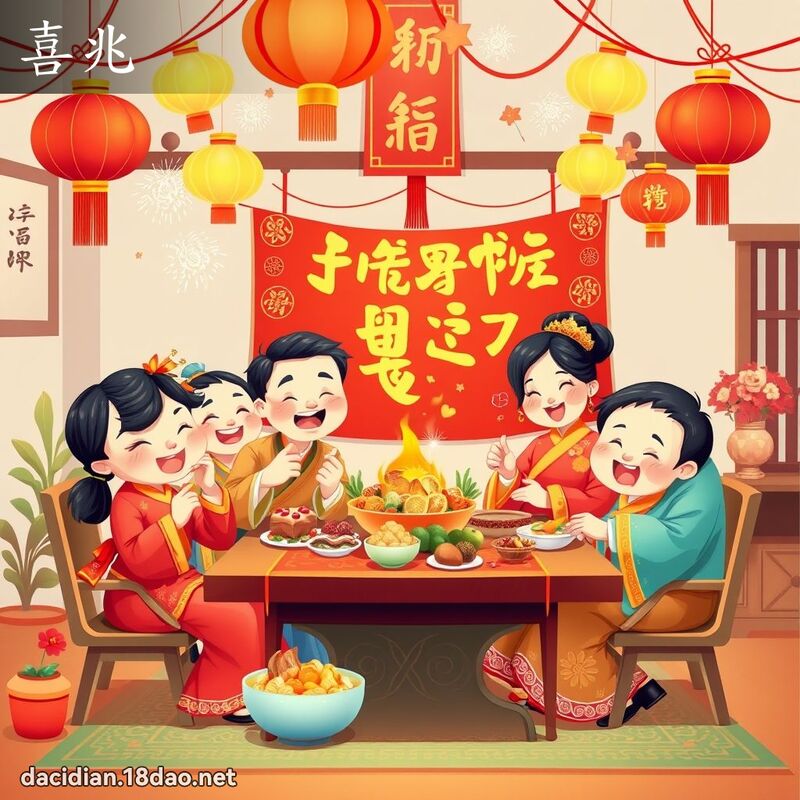 喜兆 - 國語大辭典配圖