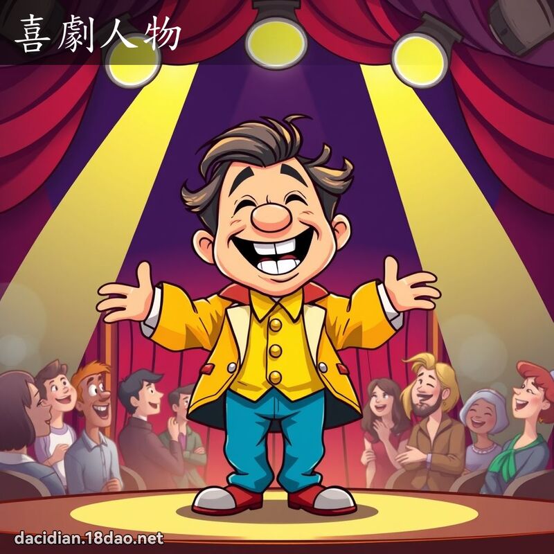 喜剧人物 - 国语大辞典配图