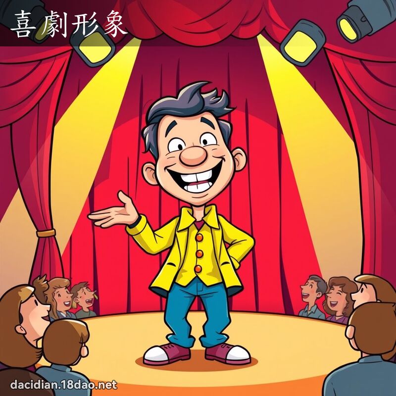 喜劇形象 - 國語大辭典配圖
