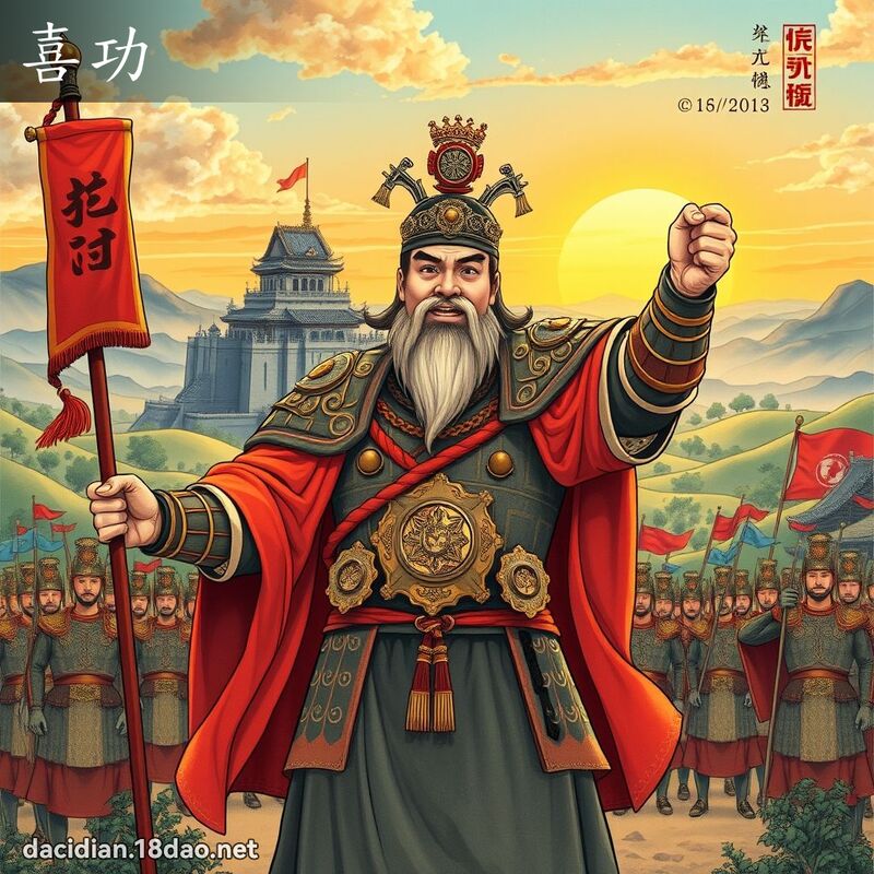 喜功 - 國語大辭典配圖