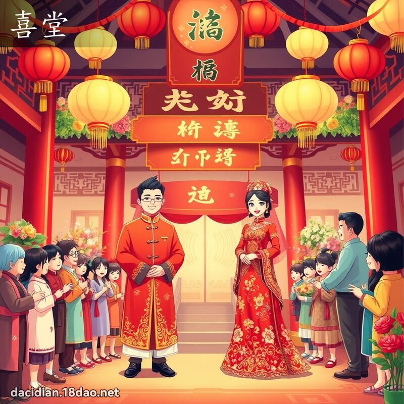 喜堂 - 国语大辞典配图