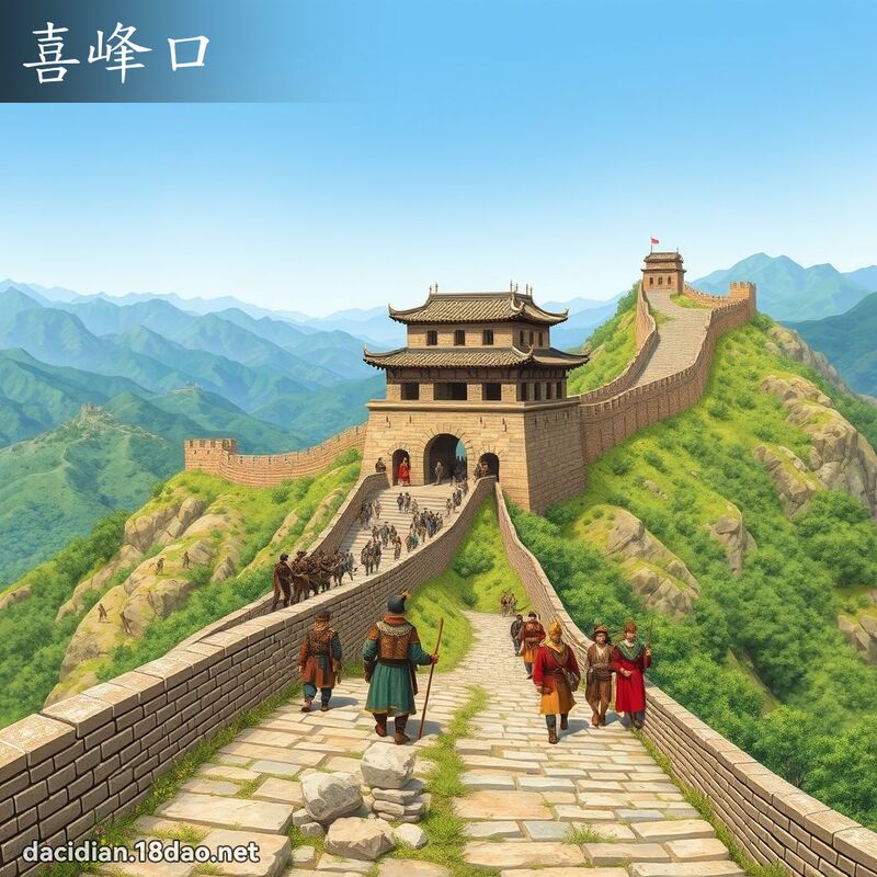 喜峰口 - 國語大辭典配圖