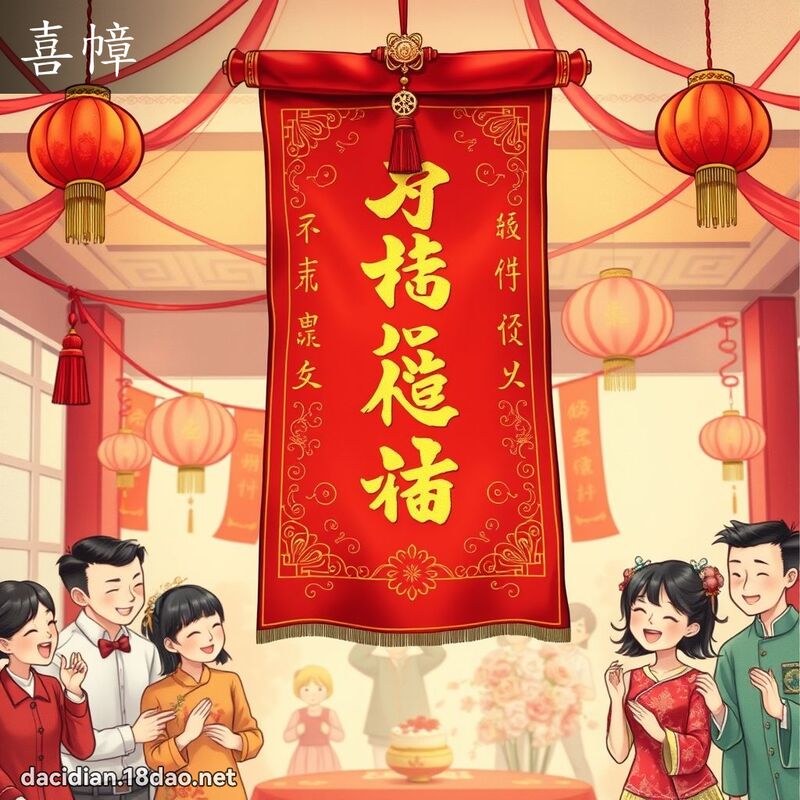 喜幛 - 國語大辭典配圖