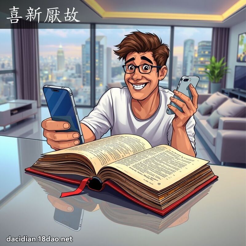 喜新厭故 - 國語大辭典配圖