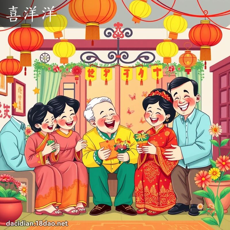 喜洋洋 - 国语大辞典配图