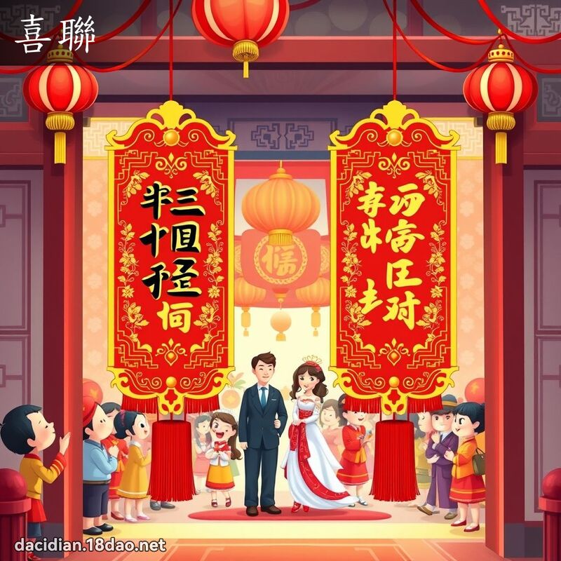 喜聯 - 國語大辭典配圖