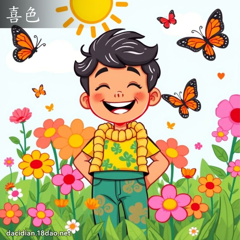 喜色 - 國語大辭典配圖